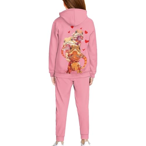 Gomyblomy Girls Sweatsuit Set 2 Piece Long Sleeve Sweatshirt and Sweatpants Kids Athletic Tracksuit Casual Jogger Sets2