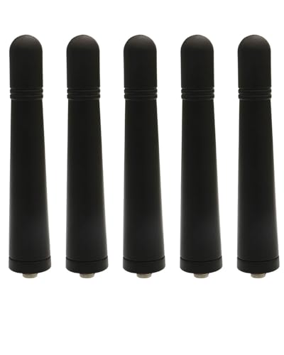 KRA-23 UHF 400-470MHz Stubby Antenna Compatible with Kenwood TK-380 TK-390 TK-3140 TK-3160 TK-3180 TK-3360 TK-3202 TK-3207 TK-3217 TK-3302 TK-3300 TK-3306 TK-5320 3.3Inch (5 Pack)