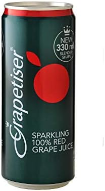 Grapetiser Sparkling Fruit Juice - Red Grape (12 x 330ml)