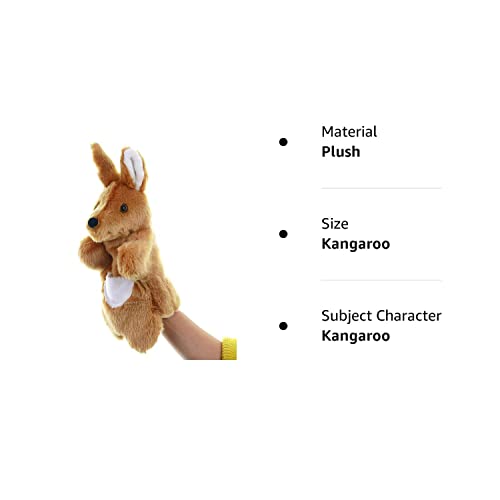 Plush Hand Puppets Kangaroo Stuffed Animals Toys For Imaginative Pretend Play Stocking Storytelling #TOP5
