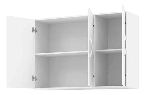 Armário Multiuso Aéreo 3 Portas Parede Suspenso Cozinha Quarto