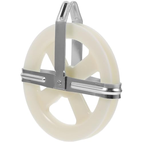 GALPADA Outdoor Clothesline Pulley 5-inch Steel Wire Laundry Line Pulley for Clothes Drying Rope Suitable for Garden and Home Use