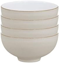 Denby USA Natural Canvas Set of 4 Rice Bowls