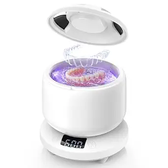 2026 Ultrasonic Retainer Cleaner Machine, 48kHz Deep Denture Cleaner