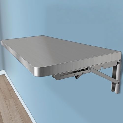 Tepototo �Ǌ|���e�[�u�� ��Ƒ� �⏕�e�[�u�� �׋��� �p�\�R���f�X�N �E�H�[���f�X�N �܂肽���ݎ� �ϋv�� �K�тȂ� �X�e�����X�| ���@�\ ��� �ω׏d �L�b�`�� �K���[�W �_�C�j���O���[�� �I�t�B�X �ƒ�p �g�ݗ��Ă��ȒP (60*40cm)