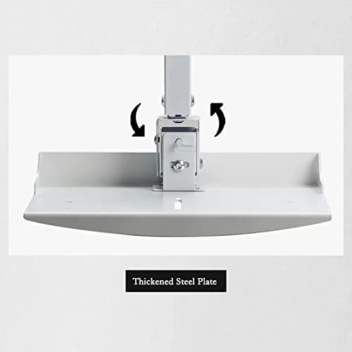 Soporte de elevación de techo para proyector con acabado blanco minimalista 4