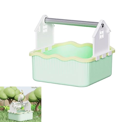 Tmboryuu Bird Cage Hygiene Solution with Detachable PP Waste Container for Easy Cleaning Maintenance Multi Pet Bird Training Toilet - Image 2