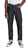 Naked & Famous Denim Men's True Guy Indigo Selvedge Jeans, Indigo, 32