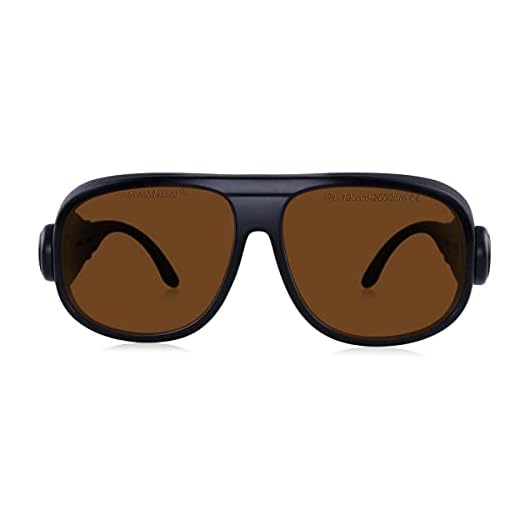 FreeMascot Professional 190nm-2000nm IPL Laser Safety Glasses for UV Protection, Laser Hair Removal, Beauty & Cosmetology Eye Protection (Frame 1)