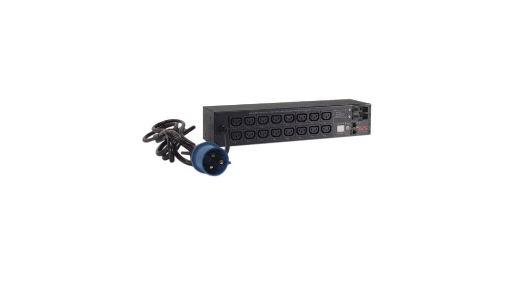 APC AP7922B Unidad de distribución de energía (PDU) 2U Negro 16 Salidas AC - Unidad de distribución de energía (PDUs) (Regulado, Conmutado, 2U, Horizontal, Negro, 16 Salidas AC, C13 acoplador)