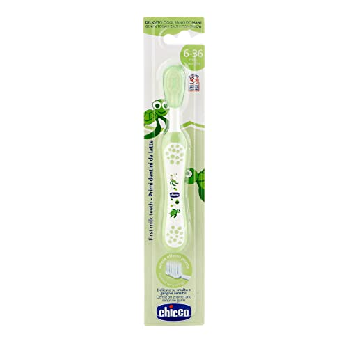 Chicco-Toothbrush-for-kids-oral-care-Green