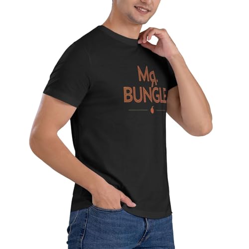 Mr Music Bungle Men's Cotton Crew Neck T-Shirt Short Sleeve Casual Summer Print Classic Novel Tops Sports Fitness4