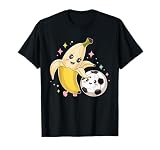 Cute Banana Football Player Fruit Kawaii Banana Soccer T-Shirt