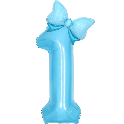 Alice in Onederland 1st Birthday Girl Pastel Blue Birthday Decora...