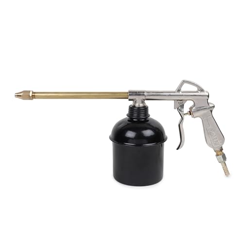 Image of Tunir Tiger Diesel High Pressure Oil Spray Gun Powder Coated Mild Steel Cup /Bucket, 700ml