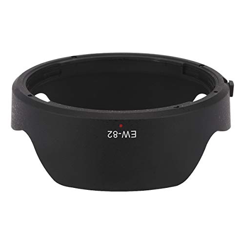 Haoge Bayonet Lens Hood para Canon EF 16-35mm f4L is USM Reemplaza Canon EW-82 miniatura 4