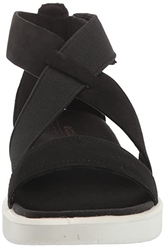 Ecco Women's Yuma Flat Sandal, Black, 8-8.5 #TOP1