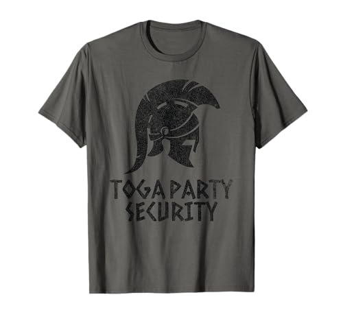 Funny Toga Security T Shirt College Party Tee T-Shirt