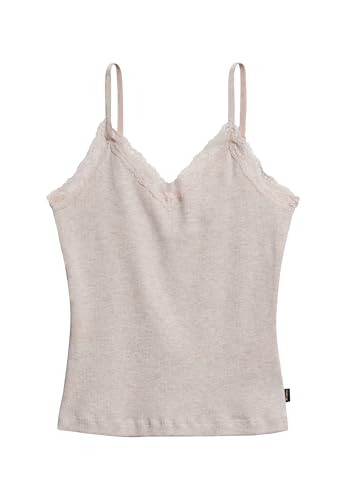 Débardeur court à liseré dentelle femme Superdry Essential - vue 3