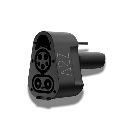 A2Z EV CCS1 Charger to NACS Vehicle - DC - Only For Cybertruck UL2252/CSA-C22.2 Certified - The Thunderstorm Max Plug - Level 3 DC Fast Charging -Includes Interlock Safety Pin & Protective Hard Case
