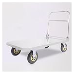 Heavy-Duty Foldable Steel Cart on Wheels - Portable Utility Trolley for Home, Office, Market & Warehouse - Ideal for Storage, Transport & Easy Lifting