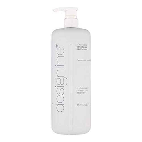 DESIGNLINE Volumizing Conditioner, 33.8 oz - Regis Sulfate Free Formula Boosts Volume and Detangles & Softens Hair (33.8 oz)