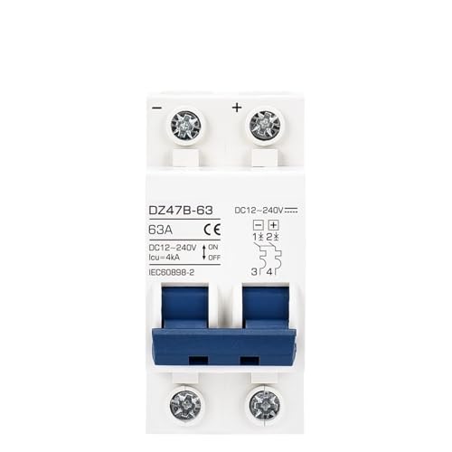 Disjoncteur de batterie CC 50A pour protection circuit basse tension