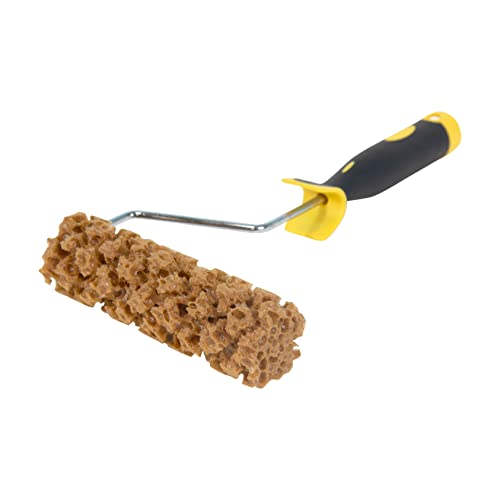 Hanroy Sponge Paint Roller Small 6" for Texture Painting Decorators Brush Tool, Fast and Easy Pattern Art Sponge Roller for Home Wall(M60)