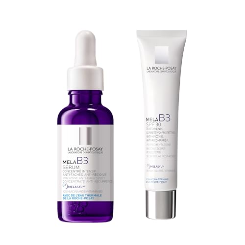 La Roche-Posay Mela B3 Duo: Siero Anti-Macchie 30 ml + Crema 40 ml | Trattamento Completo Uniformante con Melasyl e Niacinamide