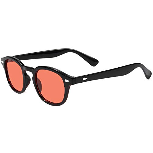 Image of Bestum Inspired Square Sunglasses With Rivets Tinted Lens UV400