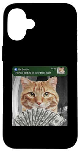 �I�����W�L���b�g There Is Motion At Your Front Door Silly �X�}�z�P�[�X iPhone 16 Plus �p