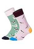 Photo Gallery dillysocks calzini colorati (set da 2) | calzini colorati per uomo e donna in cotone biologico e produzione sostenibile, water enthusiasts - rosa menta, 41-46 Photo Gallery dillysocks calzini colorati (set da 2) | calzini colorati per uomo e donna in cotone biologico e produzione sostenibile, water enthusiasts - rosa menta, 41-46