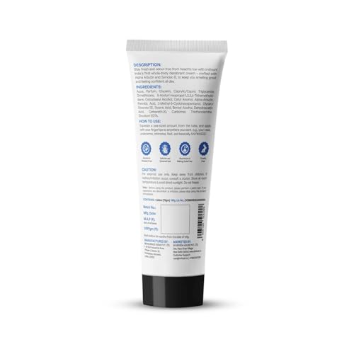 Image of imfresh Heartrush | Deodorant Cream For Whole body (Pack of 3) | Long Lasting Odour Control | Helps brighten underarms | No Aluminium /Parabens 75gm each | As Seen on Shark Tank