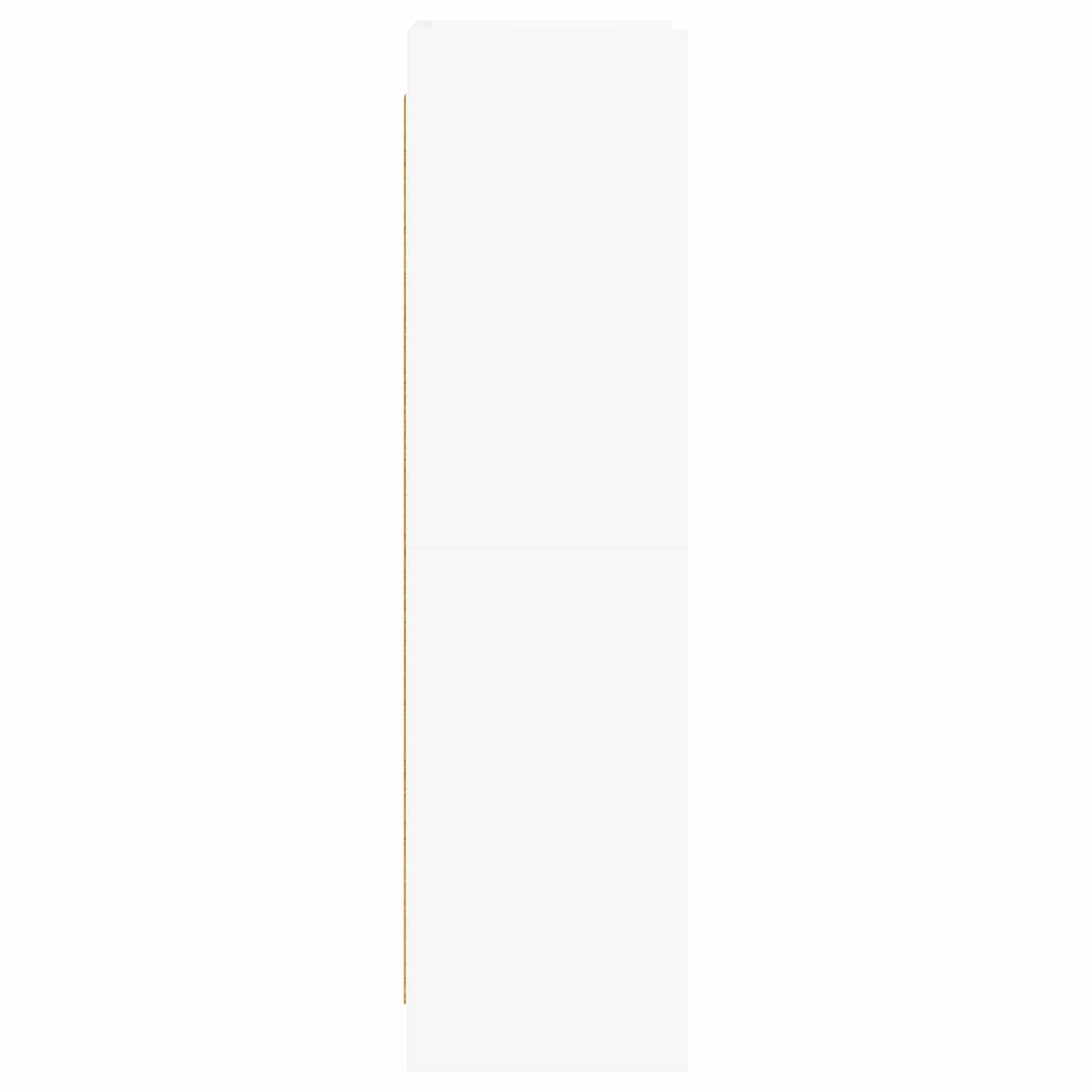 Libreria bianca, 59 x 30 x 111 cm, con 6 scomparti | Scaffale moderno per soggiorno e ufficio, 6 scomparti aperti garantiscono una struttura ordinata nella stanza.