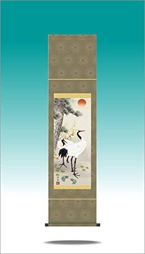Amazon.co.jp: 掛け軸-松竹梅鶴亀／瀬田 功舟（尺幅） SC1-015
