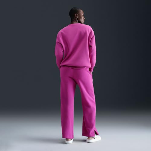 Nike Sportswear Phoenix Fleece Women's Oversized Crew-Neck Sweatshirt (DQ5733-518, Hot Fuchsia/Sail)3