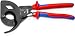 Produktbild Knipex Kabelschneider (Ratschenprinzip, Dreigang) schwarz atramentiert, mit Mehrkomponenten-Hüllen 320 mm 95 32 320