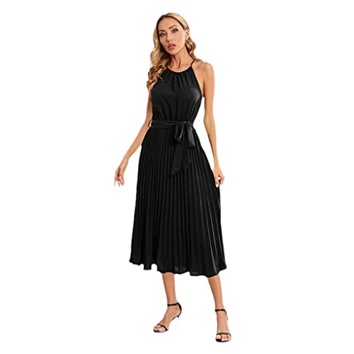 Robe d'été mi-longue pour femme fluide et légère contre la chaleur