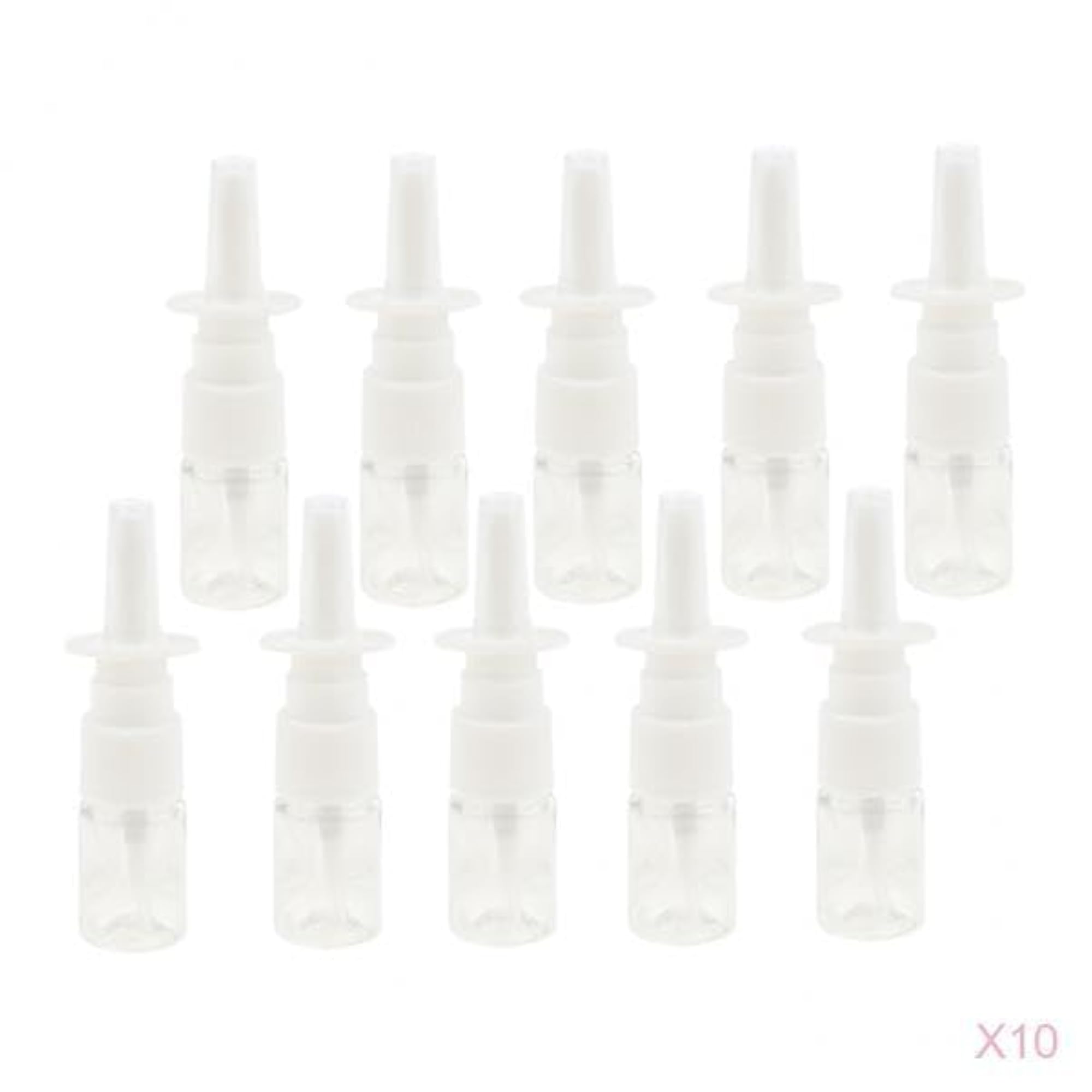 100 Pieces 5ml Mini ABS Nasal Spray Bottles