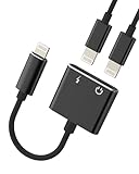 【Double Fonctionnalité】propose un port Lightning pour écouteurs (musique, microphone, contrôle du volume) et un port Lightning pour la charge, vous permettant une utilisation multitâche sans interruption.(Remarque！Il ne prend pas en charge le branchement de deux écouteurs/deux câbles de charge en même temps, Ne prend pas en charge les casques Bluetooth filaires Lightning ! )
