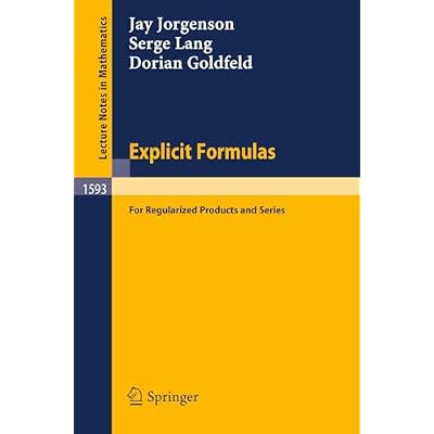Explicit Formulas: for Regularized Products and Series