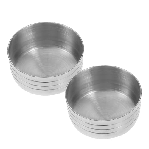 HINTRMENT 2piezas Tapas de Repuesto Antiderrames para Cocteleras de Acero Inoxidable Tapas Antisalpicaduras para Vasos Coctelera Jugos Té Limón Artículos de Bar
