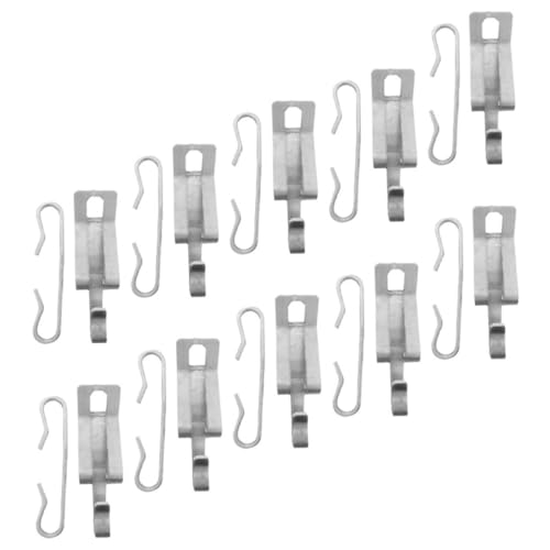 PENIKOKO Kit De Clips Pour Câbles Chauffants De Toiture 20 Pièces En Aluminium Léger, Fixation Sans Perçage, Pour Gouttières Et Toits Inclinés, Installation Chauffage Extérieur