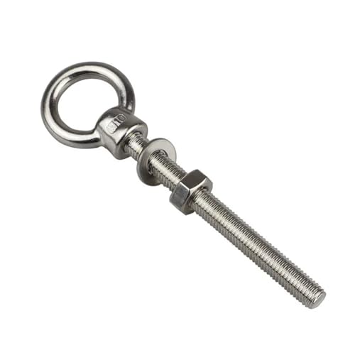 Tornillo con argolla perno de ojo elevación hombro largo M8X80 de acero 5