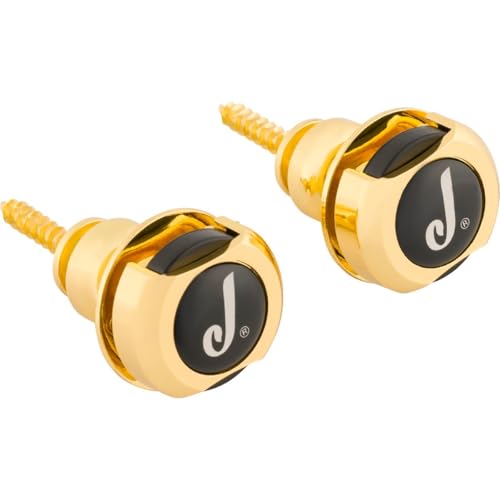 Verrous de sangle Jackson dorés pour attache sangle de guitare basse
