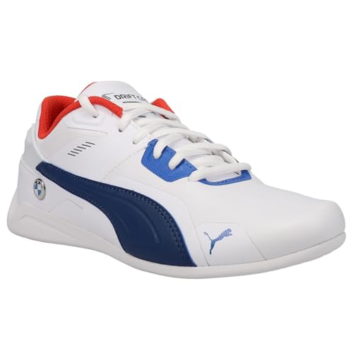 PUMA Kids Boys BMW M Motorsport Drift Cat Delta Lace Up Sneakers Shoes Casual - White2
