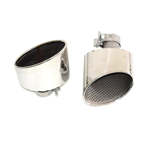 A4用 A5用 A6用 A7用 RS4用 RS5用 RS6用 RS7用 ステンレススチール製テールパイプ 排気マフラー テールパイプ 車のテール排気管(Silver)