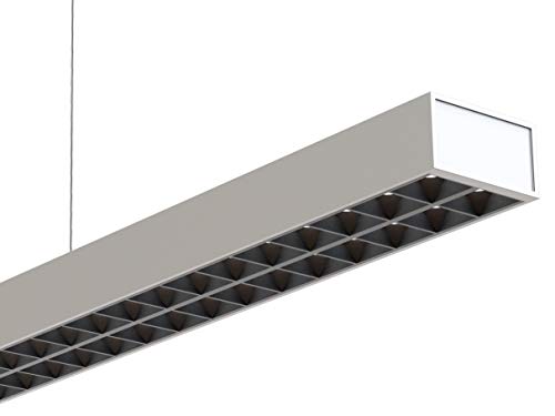 Lampe LED directe 4000K d'une puissance de 3000 lm argenté - 6
