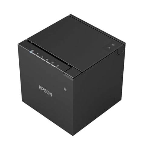 Epson TM-m30III Desktop Direct Thermal Printer - Monochrome - Receipt Print - Fast Ethernet - USB - - with Cutter - for PC, iOS, Android, Mac, SPARC Square Printer - Part# C31CK50012