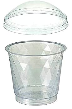 クリスタルガラス 蓋付きデザートカップ 3個セット クリスタルガラス 蓋付きデザートカップ 3個セット